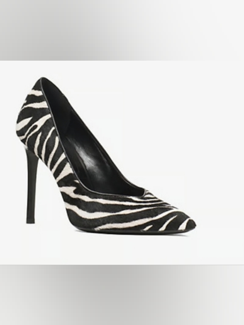 NIB- michael kors collection muse runway zebra pumps Sz 8.5